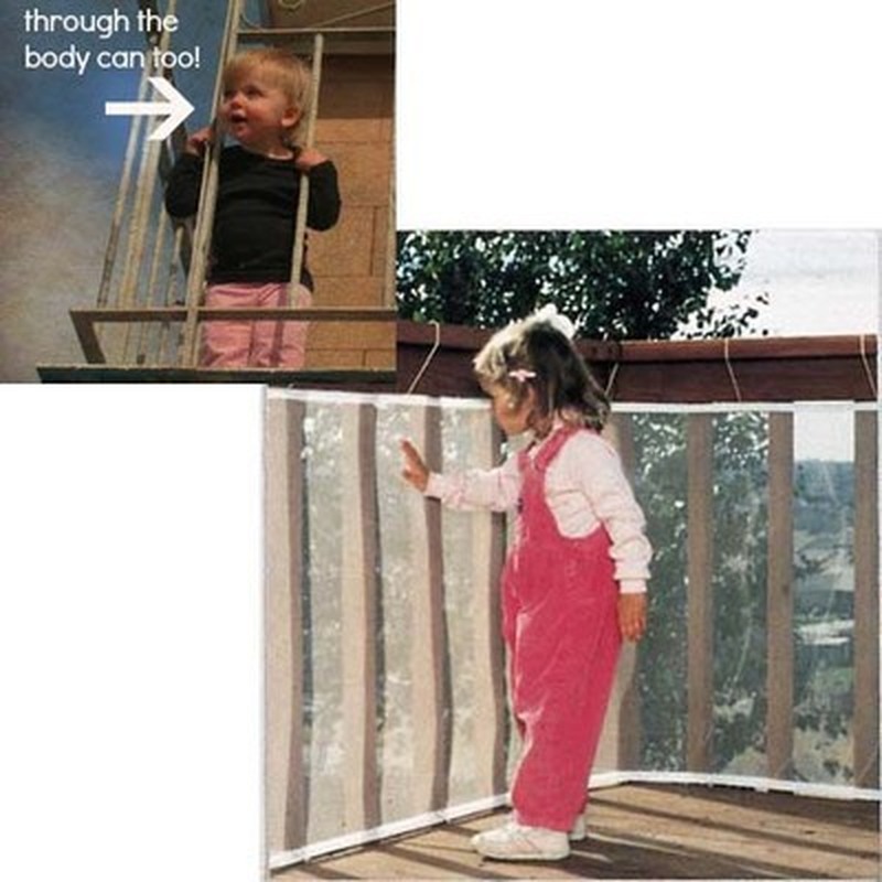 Oloey 2m/3m hegn til baby hegn mesh hjem beskyttelse fortykkelse lille barn baby sikkerhedsnet sikkerhedsport altan trapper