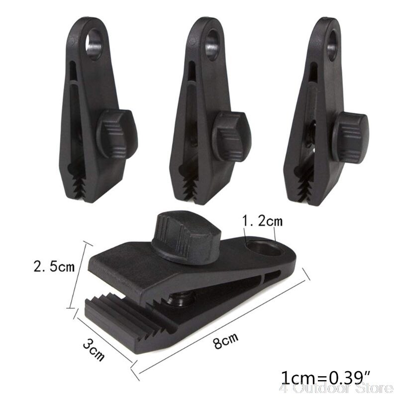 10 pieces tarpaulin clips, heavy duty thumb screw, tarpaulin clamps lock grip tent clamps  jy01 20