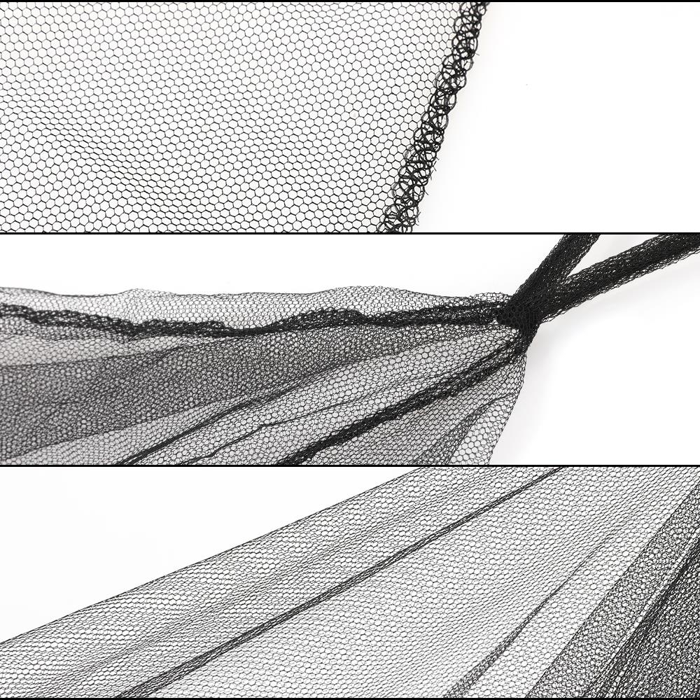 Large Black Camping Mosquito Net Indoor Outdoor Storage Bag Insect Tent Mosquito Net Indoor Outdoor Four door Insect Tent