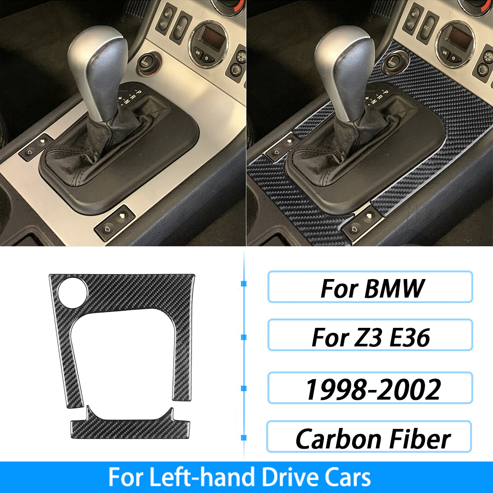 For BMW Z3 E36 1998-2002 Real Carbon Fiber Inner Door Panel Decorative Strip Car Interior Decoration Styling Accessories Sticker