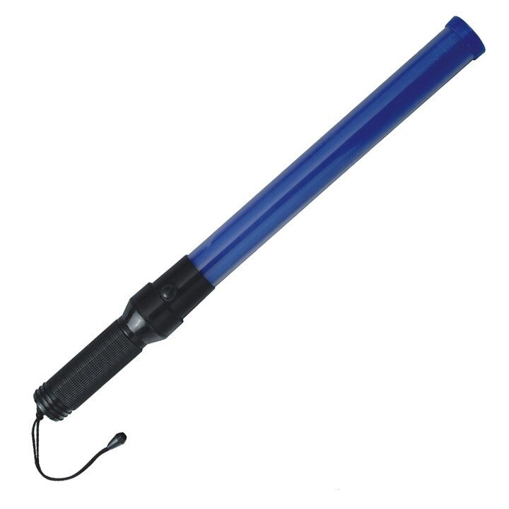Bastón de tráfico LED luminoso, barra de advertencia, PVC, amarillo, verde, blanco, rojo y azul