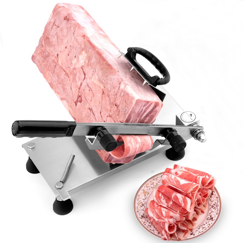 Fleisch Schneidemaschine Automatisch Liefern Fleisch Lamm Schneidemaschine Manuelle Schneiden Maschine Fleisch Schneiden Artefakt Einfach-schnitt Gefroren Rindfleisch und Hammel