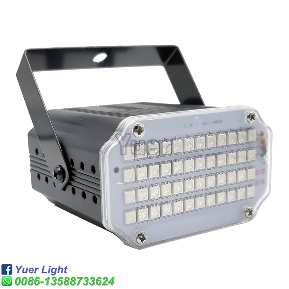 Stage 48Leds Smd 5050 Led Strobe Licht Spraakgestuurd Podium Effect Light Party Dj Disco Strobo Beam Wassen Flash 4IN1 Par Licht