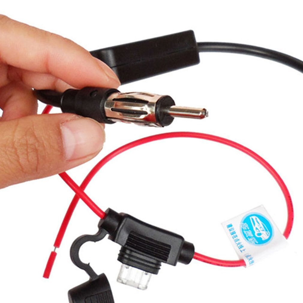 AMPLIFICADOR DE señal FM práctico para coche, antena antiinterferencias, Radio Universal, amplificador, piezas de automóvil
