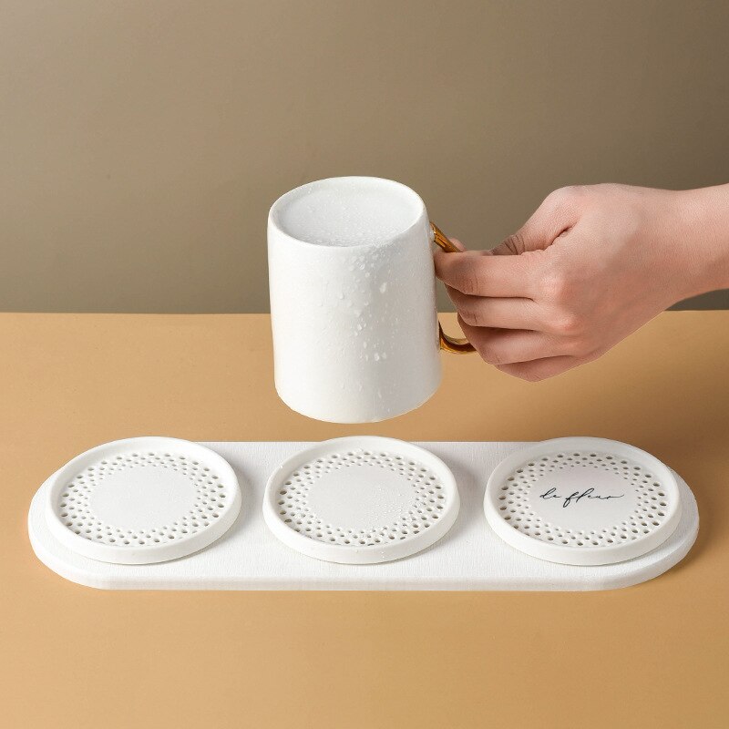 Multifunction Diatom Mud Drain Cup Holder Water Cup Upside Down Storage Rack Kitchen Rack For Kitchen Living Room