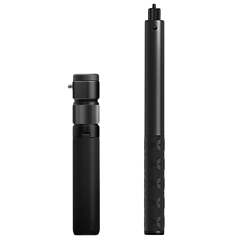 1.1m roterende onzichtbare selfiesticks + ingebouwde statief roterende beugel voor insta 360 one x en  a 360 vr camera time kit