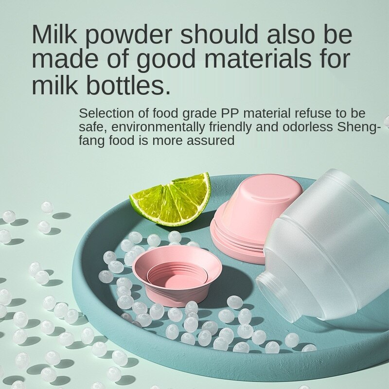 Baby Formula Milk Powder Container Infants Portable 3 Layer Detachable Milk Powder Dispenser Food Storage Feeding Box