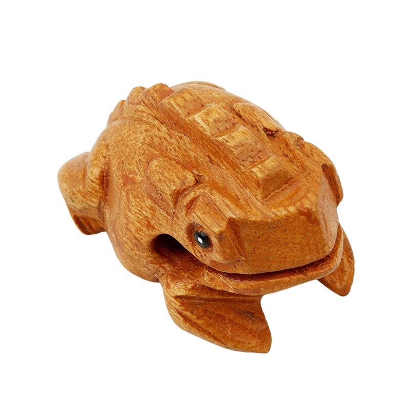 Decompression Toy Durable Cute Simple Children Toys Funny Kid Toy Wood Color 4 Inch Frog Decompression Toys