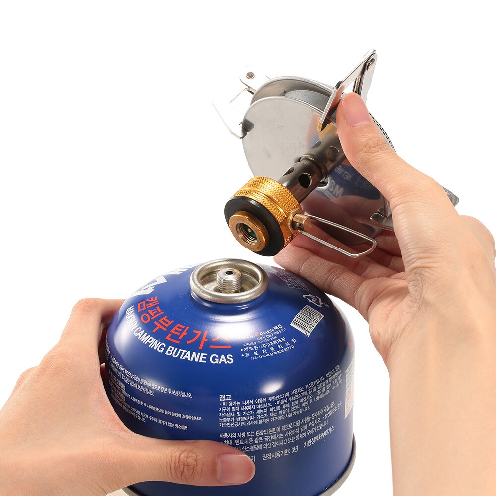 Lixada-estufa de Gas portátil ultraligera para acampar al aire libre, hornillo plegable para acampar, senderismo, mochilero, Picnic, 3500W