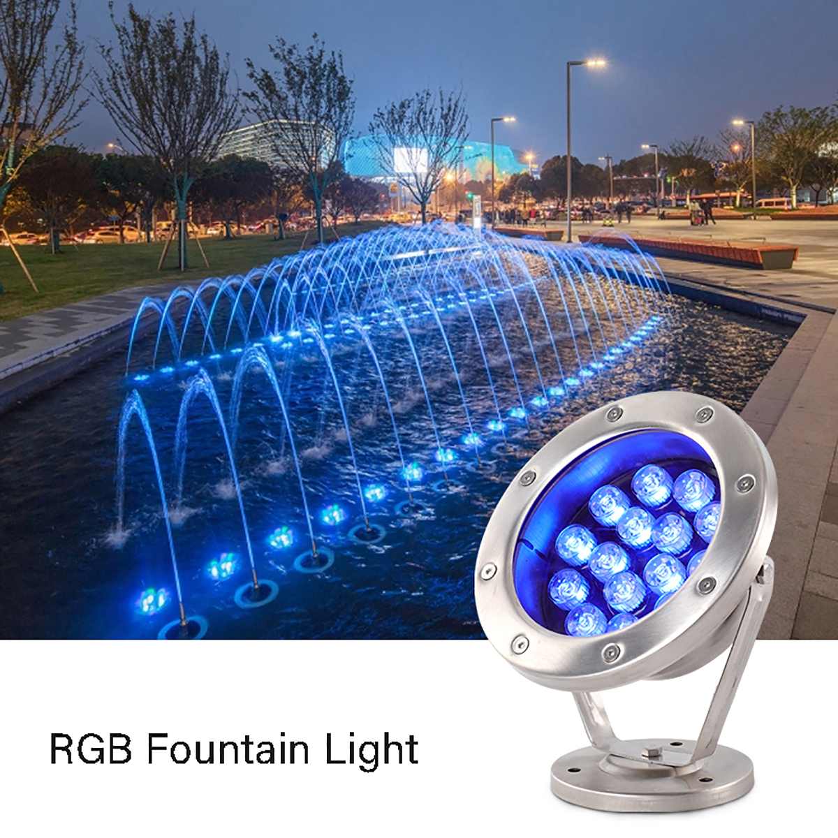 3W 6W 12W IP68 Led Onderwater Licht Rgb Outdoor Waterdichte Kleurrijke Water Spotlight Zwembad Licht Fontein licht
