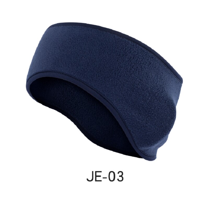 Hiver unisexe Ski cache-oreilles, polaire laine bandeau en cours d'exécution cyclisme Sport élastique foulard cache-oreilles cache-oreilles: Dark blue