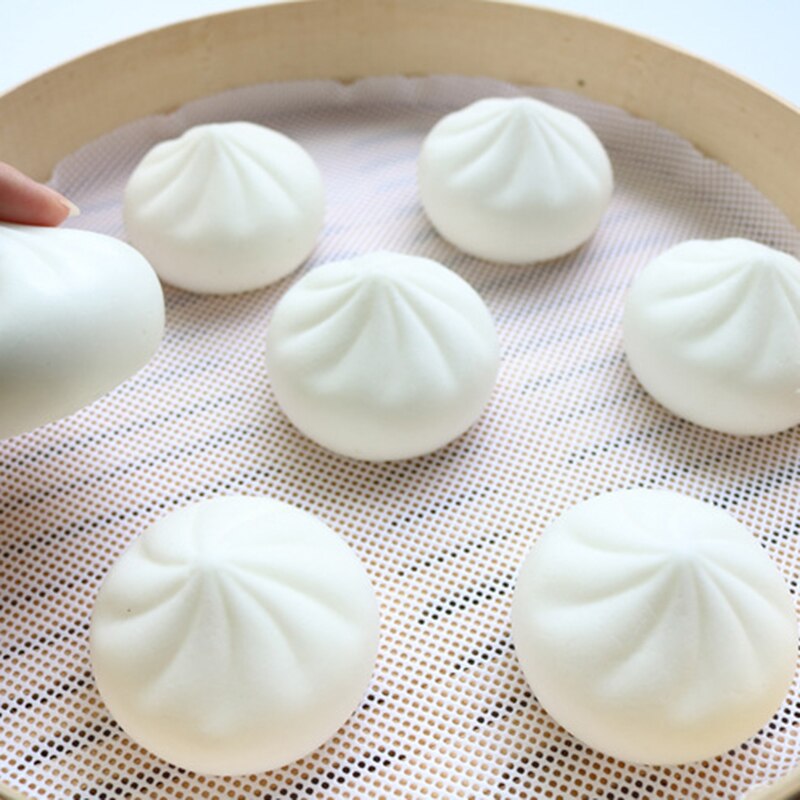 28cm Diameter Silicone Steamer Pad High Temperature Resistant Thickened Silicone Pad Brush Free Oil Non Stick Steam Pad