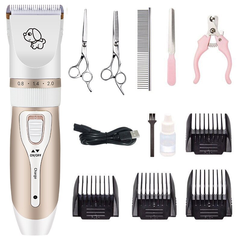 Dog Clipper Dog Hair Clippers Grooming (Pet/Cat/Dog/Rabbit) haircut Trimmer Shaver Set Pets cordless Rechargeable