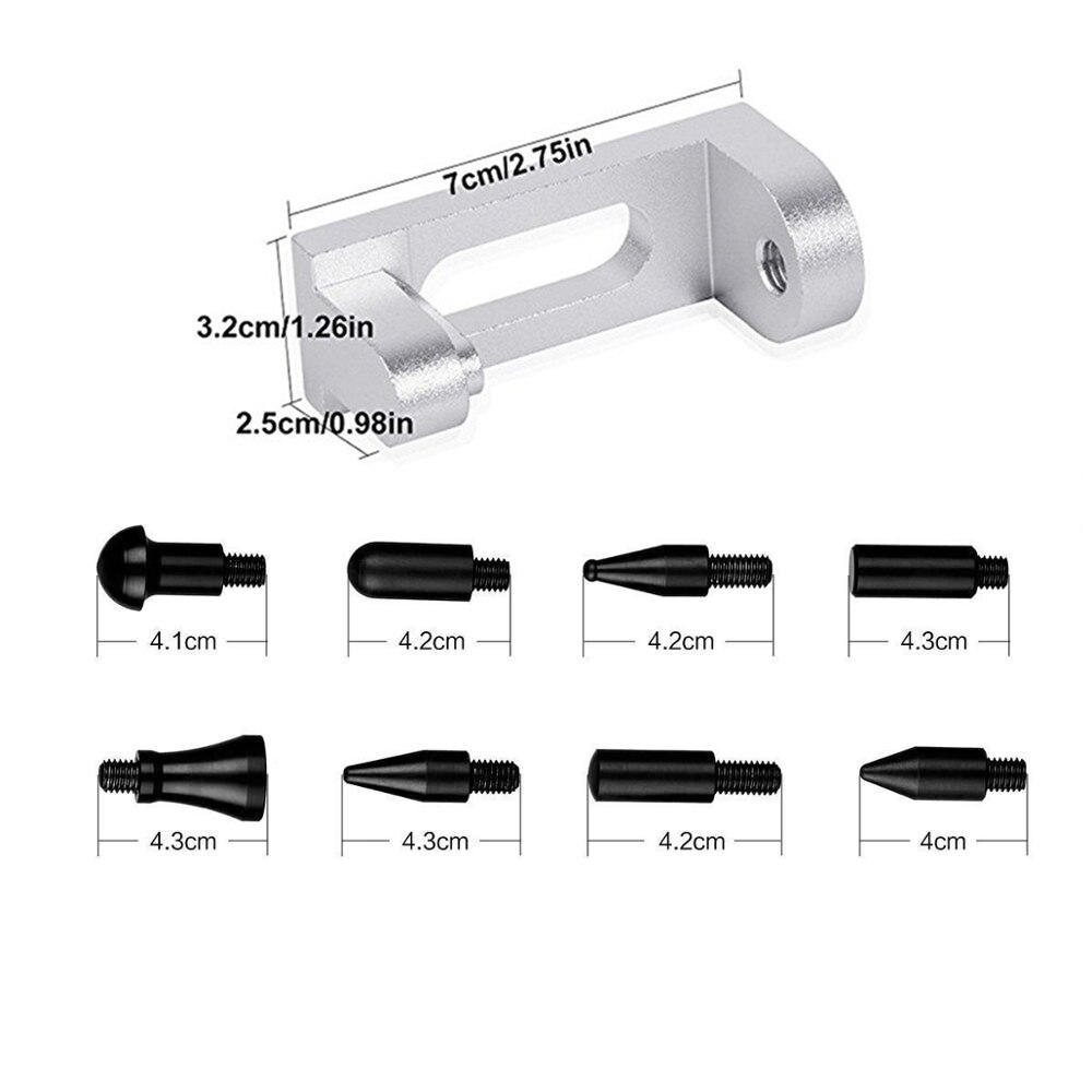 Verktyg bil reparation verktyg aluminium c dörr kant bucklor remover bil stänkskärm buckla reparation hjul ögonbryn med lyftare buckla reparationsverktyg