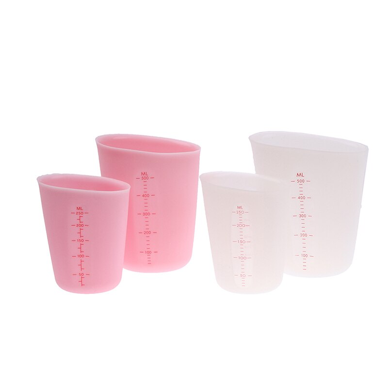 Silicone Measuring Cup Precision Graduated Kitchen Measuring Tool Jug Pour Spout Baking Cooking Tool For Butter Water