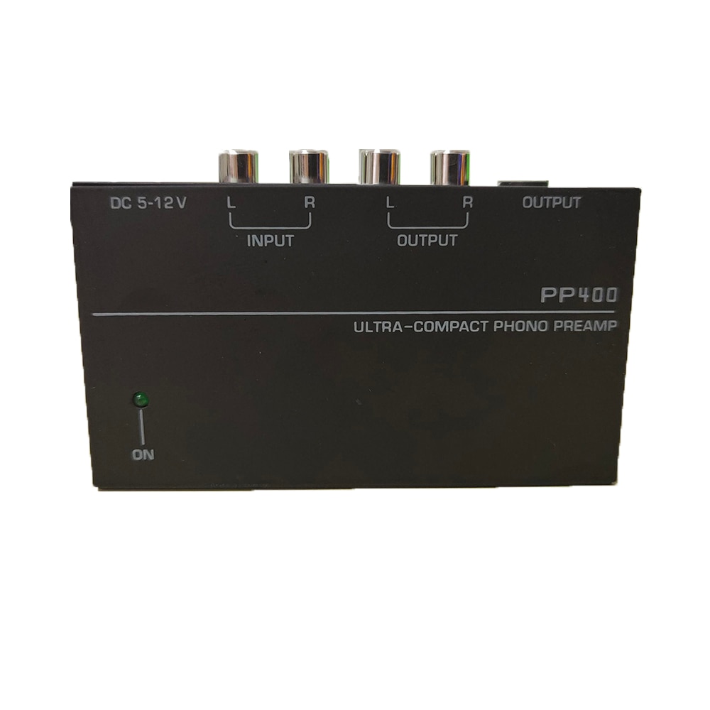 Ultra-Compact Phono Voorversterker Voorversterker Met Rca 1/4Inch Trs Interfaces Preamplificador Phono Voorversterker PP400