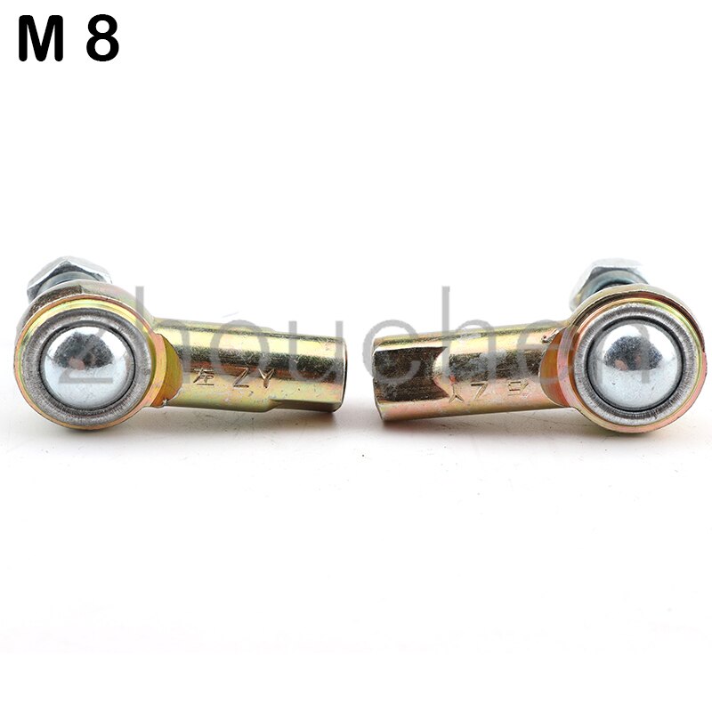 2pcs M8 8MM tie rod ball joint ATV accessories tie rod ball for Quad 4-Wheeler 70 90 110 125 150 200 250cc Go Kart Karting