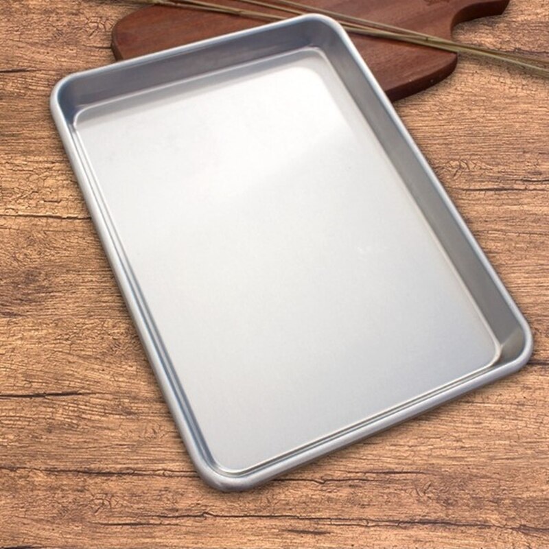 33*45*2.5 Cm Keuken Opslag Trays Pan Rvs Rechthoek Voedsel Taart Brood Bakken Platen Huishoudelijke Bakvormen koken Gereedschap