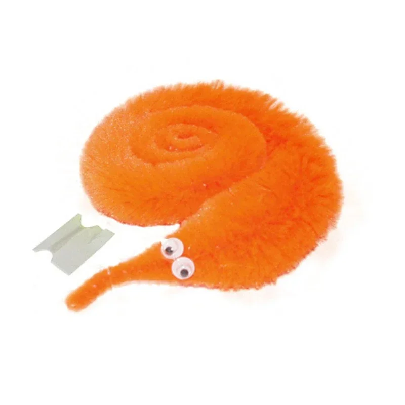 Juguetes Divertidos de gusano mágico para niños y principiantes, cuerda Invisible retorcida, juegos de , truco: Naranja