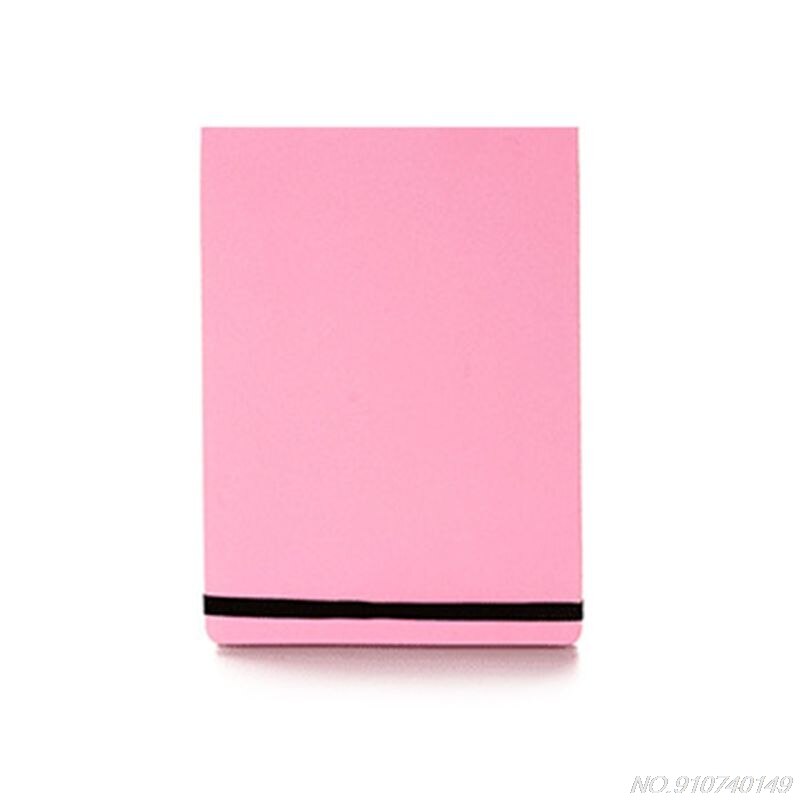 300G/M2 Pu Leather Cover Professionele Aquarel Papier Boek Handgeschilderde Schets Reizen Schilderen N27 20: Roze
