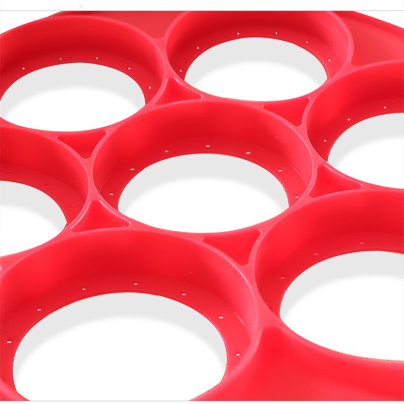 Molde de silicona antiadherente para hacer tortillas de huevo, molde de anillo para hornear, cocina, , 1 unidad