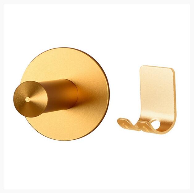 Voor Dyson Föhn Hanger Wall Mount Houder Voor Badkamer Metalen Accessoires Opknoping Plank Rack Draagbare Opslag: Goud