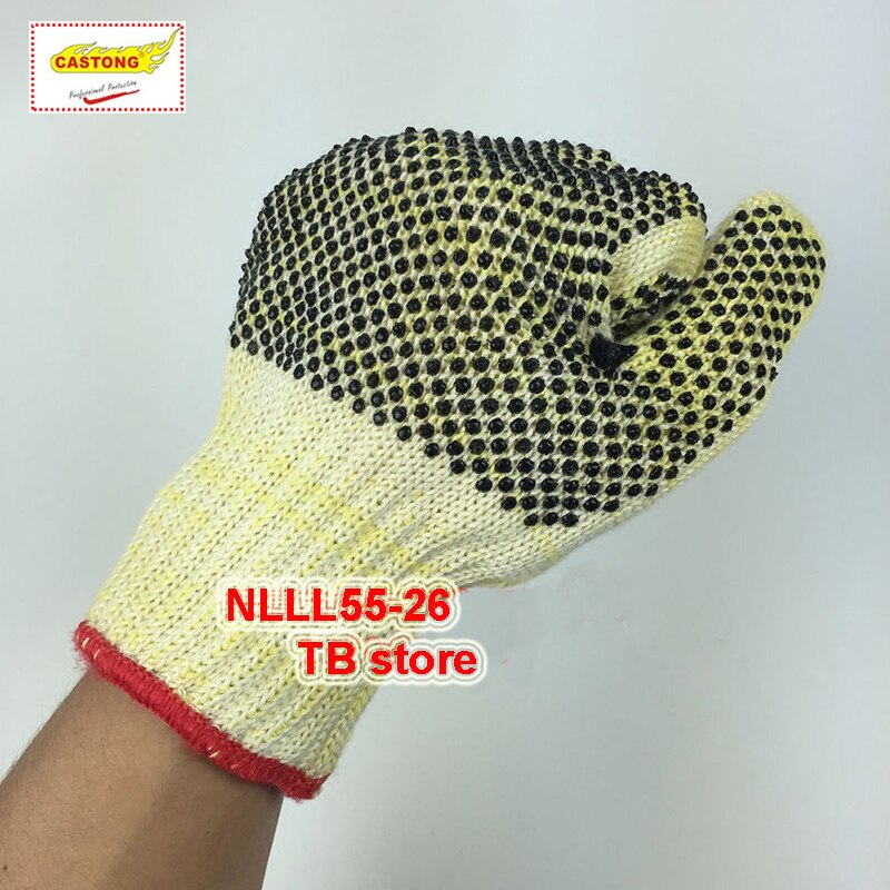 Guantes de alta temperatura de 300 grados, de alta densidad, gel de sílice, adorno de fuego, guantes de seguridad antiquemaduras para hornear