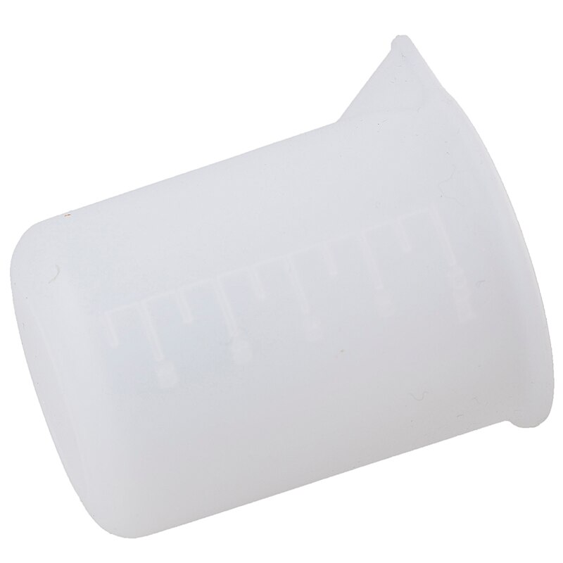 100 ml transparente de silicona Copa Escala de pegamento taza de medición de reutilizable herramientas de medición para la cocción de bricolaje accesorios de cocina