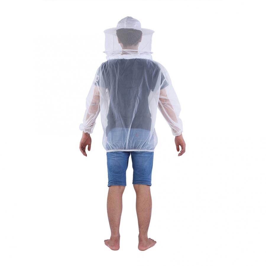 Bienenzucht Anzug Berufs Imker Jacke Transparent Bienenzucht Kleidung Schutzhülle Anzug Ausrüstung mit Mit Kapuze Schleier
