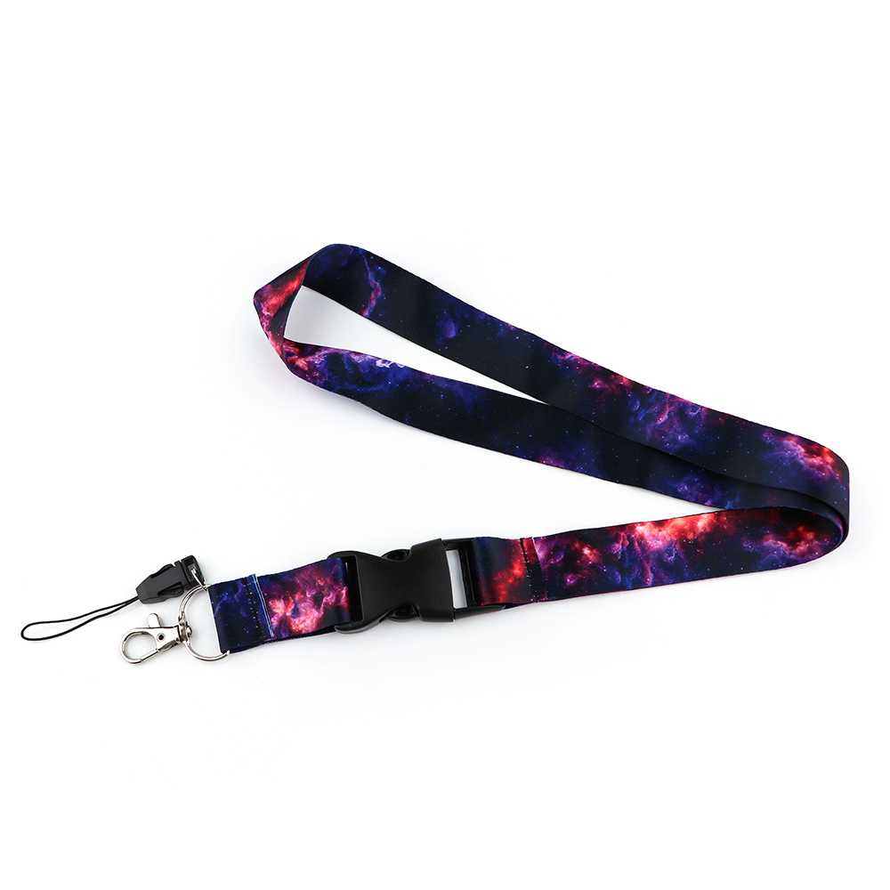 CB1028 Smycze Starry Sky do kluczy Smycz na szyję Smycz na kartę ID Uchwyt na klucze Siłownia Uchwyt na identyfikator DIY Wiszący sznur Art Key Chain: Zieleń wojskowa
