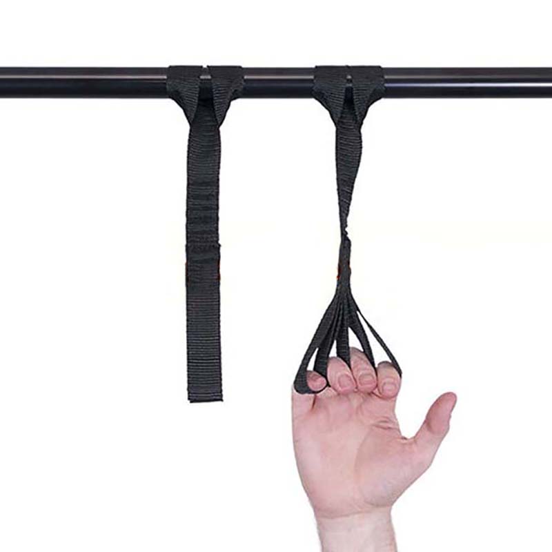 Pull Up Grip Strength Strap, Finger Gripper Strengthener Trainer, Cable Machine Attachments