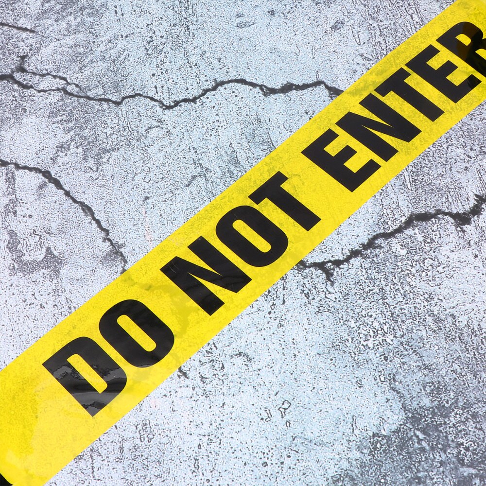 1 Roll THANK YOU Safety Tape Safe Self Adhesive Sticker Warning Tape Masking Tape for Walls Floors Pipes (Yellow)