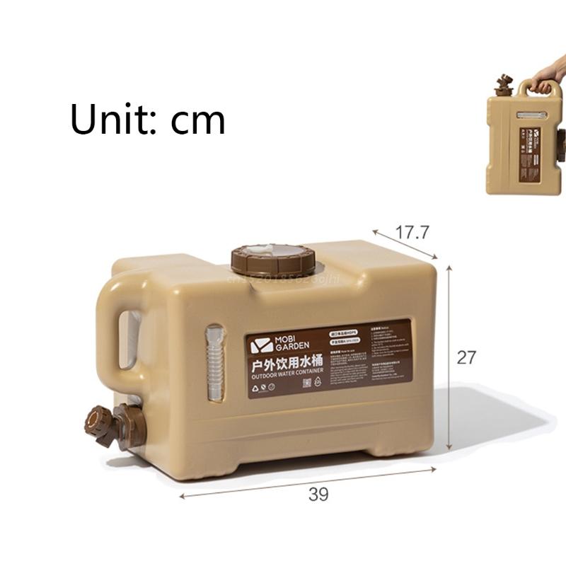 10.5L Huishoudelijke Grote Capaciteit Water Opslagtank Water Opslagtank Met Kraan Outdoor Camping Wandelen Draagbare Emmer
