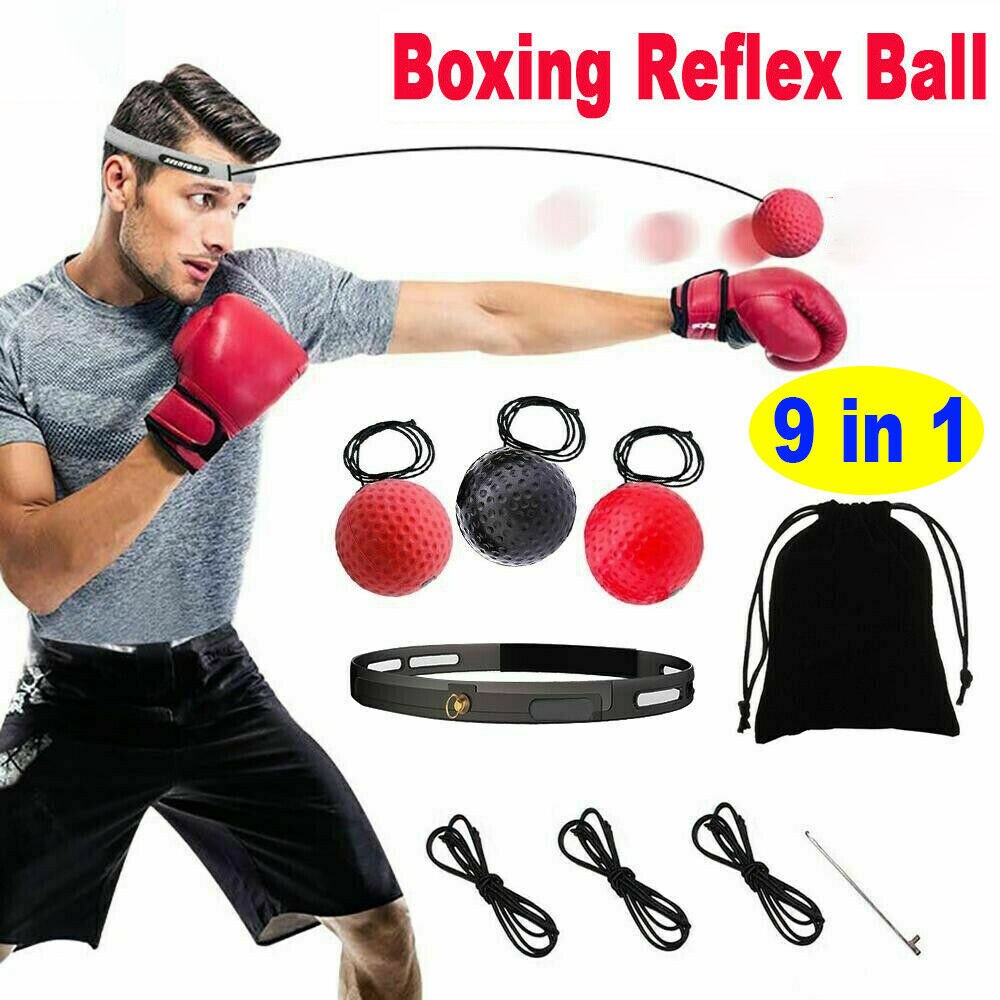 Snelheid Reflex Strijd Bal & Head Band Mma Boksen Training Punch Boxer Doos Oefening Sport