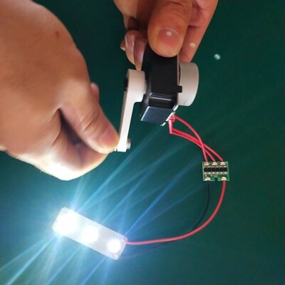 Micro Hand Crank Generator Outdoor Emergency Mobile Phone Charging Three-phase Permanent Magnet Brushless Outer Rotor: type 2