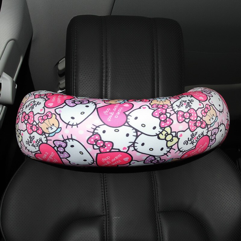 1Pc Auto Kussen Kitty Kat Autostoel Nekkussen Universele Auto Nekkussen Auto Hoofdsteun Nekkussen Lendensteun Kussen auto Accessoires