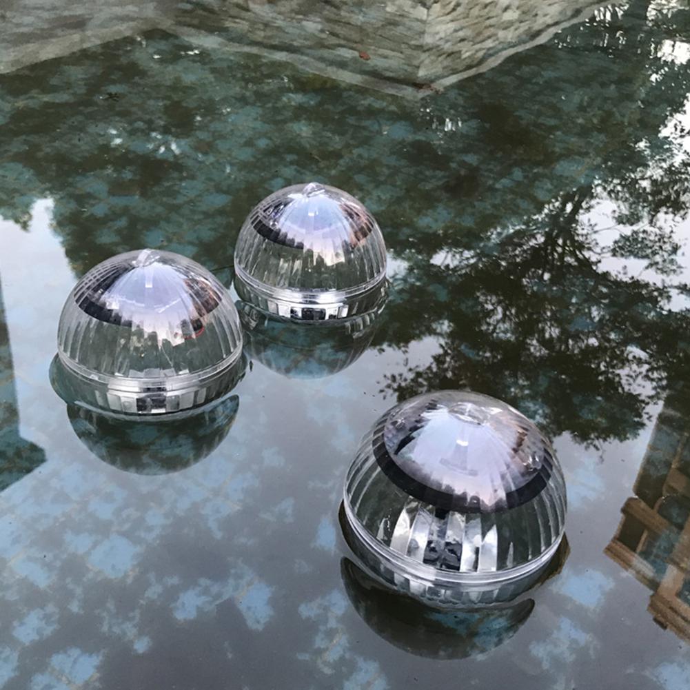 Litake Waterproof Ball Shaped Solar Floating Lamp Multi-color Swimming Pool Pool Lake Home Garden Lawn Decoration