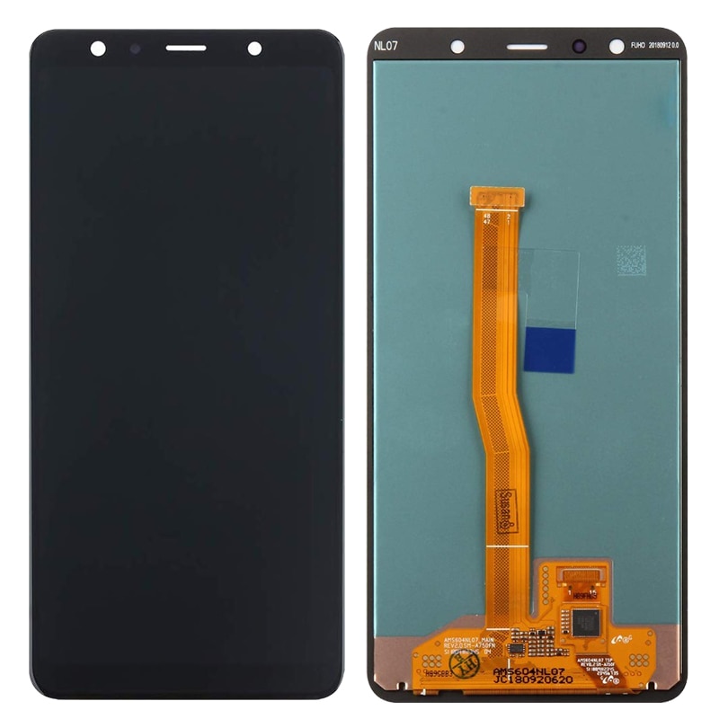 Original A7 AMOLED LCD Für Samsung Galaxy A7 A750 Display Mit Rahmen 6.0 "A750F SM-A750F A750FN A750G LCD Bildschirm