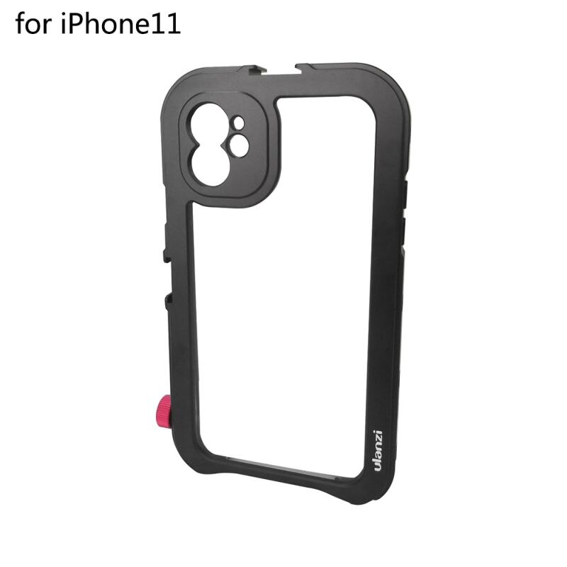 Zl Metalen Telefoon Kooi Voor Iphone 11/11 Pro/11 Pro Max 17Mm Interface Kooi Vlog Video Accessoire Voor lens D: FOR IP11