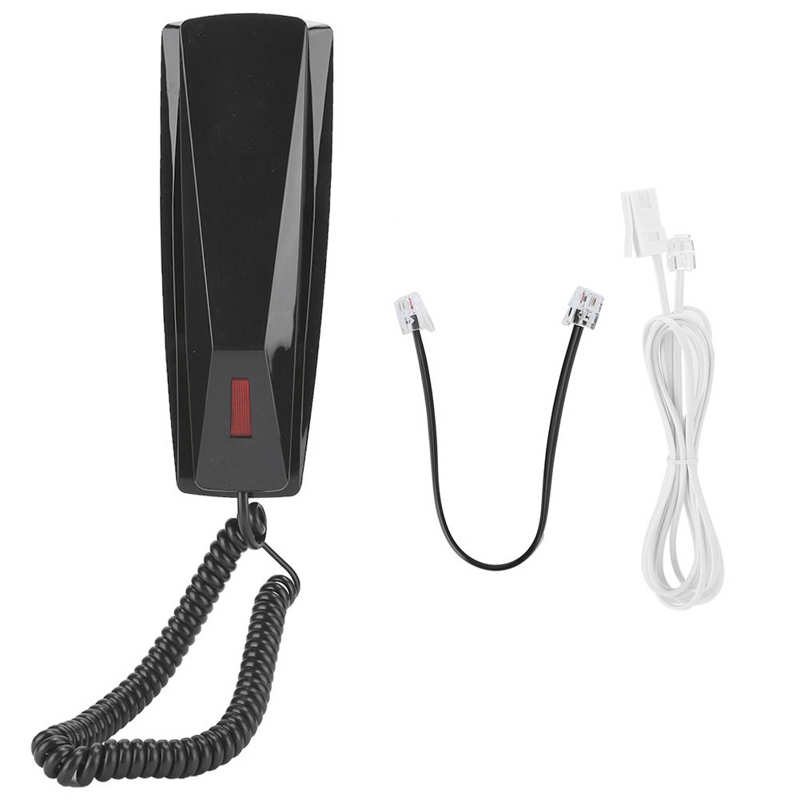 Ace -8903 communicatietelefoon voor kantoor, thuis, hotel, gebruik op het bureau/aan de muur gemonteerd: Zwart