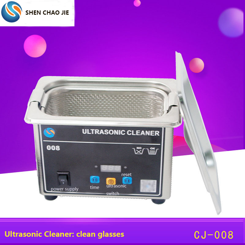 Ultralydrens 35w 800ml husholdnings digital kurv i rustfritt stål 110v 220v ultralyd rengjøring for protese klokker briller