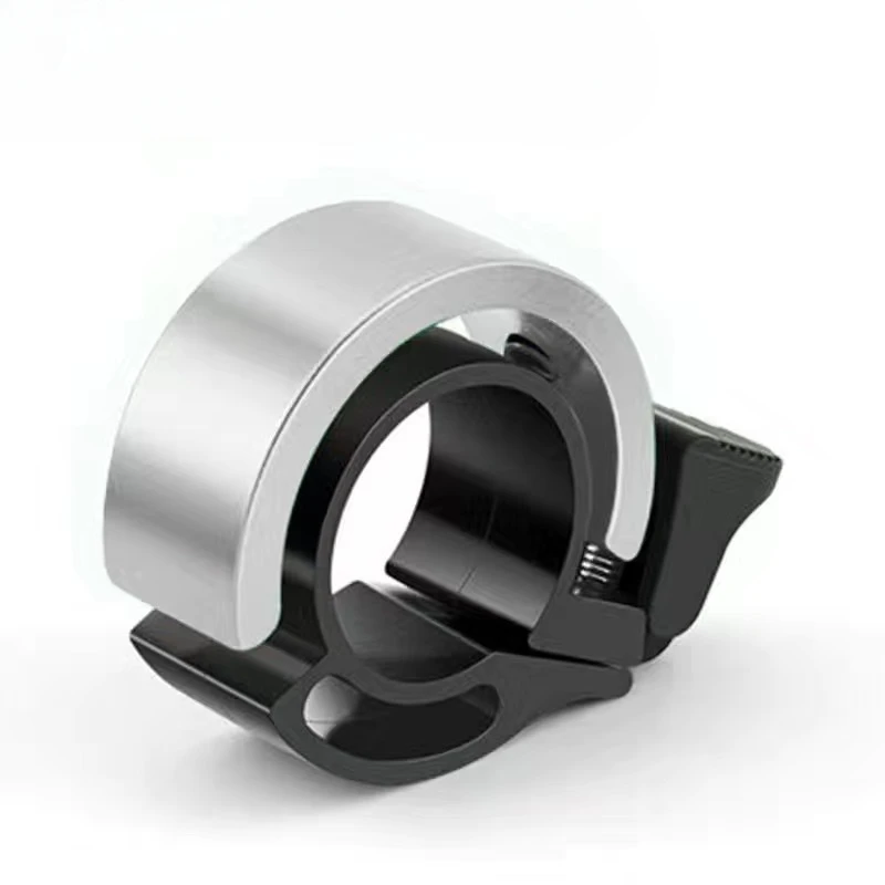 Timbre de bicicleta súper ruidoso para bicicleta de montaña, bocina Invisible Universal para adultos, accesorios para equipos de equitación: Morado