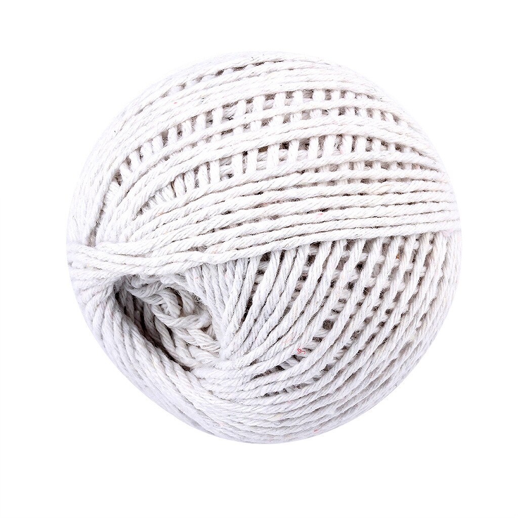 100M Natural Burlap Hessian Twine Cord Hemp Rope Party Wedding Wrapping Cords Thread DIY Scrapbooking Craft Decor L*5: H