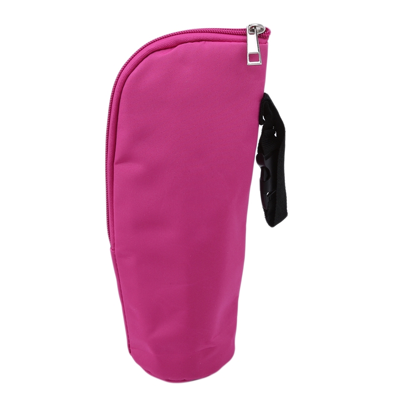 Termotaske baby fodring mælkeflaske mælkevarmer isolering taske baby flaske bolsa botella termica termos baby flaskeholder: Rosenrød