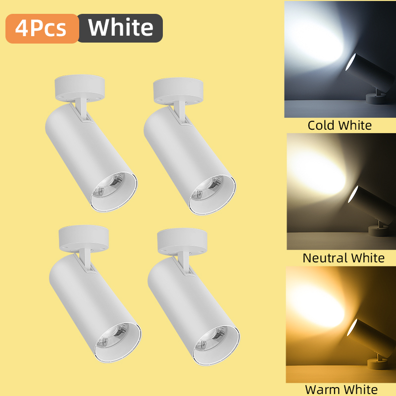 Led-spotlight i tak med 110-265v spotlights, dimbar led-downlight i tre färger, 12w/20w spotlights, hembelysning för kök: Grön / 12w