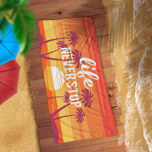 Serviette de plage Microfine pour adultes | Microfibre, séchage rapide, voyage, gymnastique, sport, couverture, bain piscine Camping, 100x180cm: orange beach towel / 70x140cm