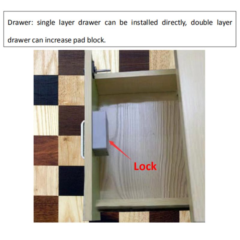 Punch-free Invisible Intelligent Sensor Drawer Lock File Cabinet Anti-theft Lock Wardrobe Shoe Cabinet Door RFID Lock