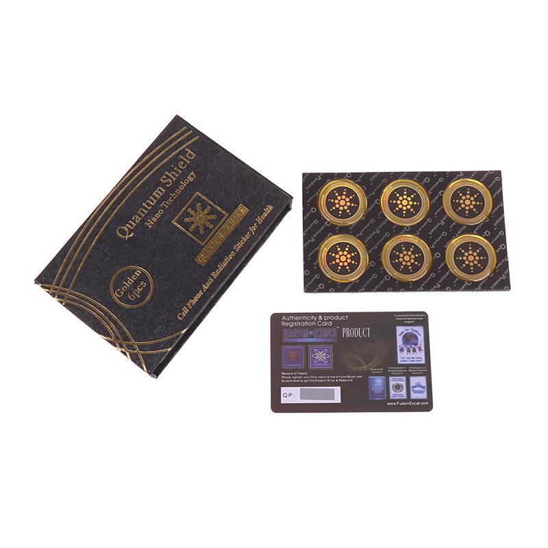 Shield Sticker Mobile Phone Sticker 6pcs For Cell Phone Anti Radiation Protection from EMF Excel Anti-Radiation