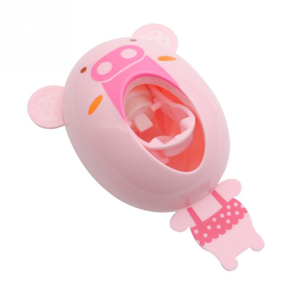Cartoon Tandenborstel Dispensers Kinderen Handsfree Automatische Leuke Dier Tandpasta Squeezer Goed Cadeau Voor Kinderen: Pig