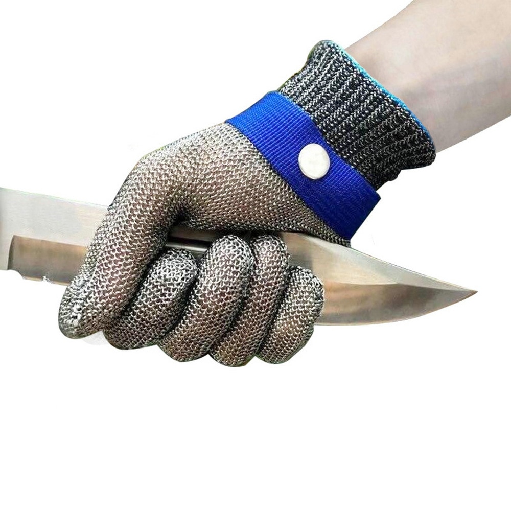 6 Maten Rvs Anti Cut Handschoenen Voedsel Verwerking Glas Snijden Guantes Corte Wearable Roest Niet Cut Proof Handschoenen